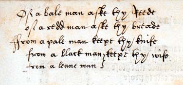 Manuscript verse (in Hunterian Bv.2.12 copy of Canterbury Tales)