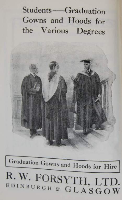 广告，学生手册1926-27，DC157 / 18/36